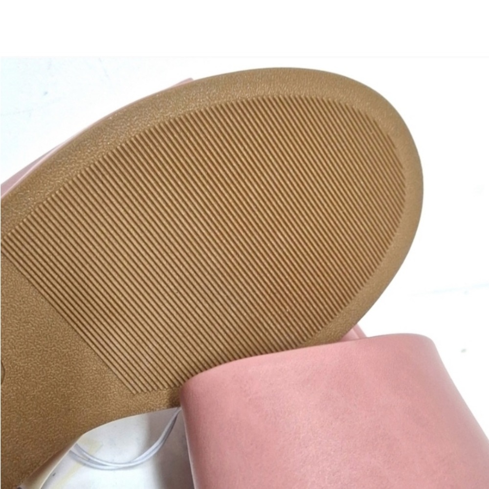 NEW! Carlita Wedge Platform Slide Sandals - A New Day, Pink Open Toe - Picture 6 of 6
